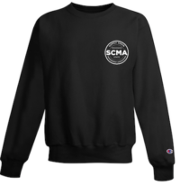 Champion Black Single Soft Spun Crew Sweatshirt ($38)